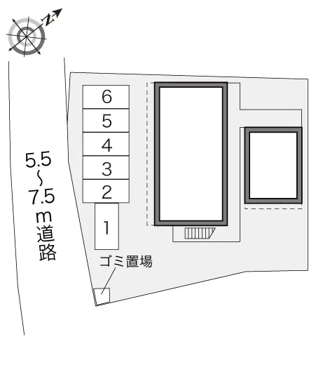 ★手数料０円★横浜市栄区金井町　月極駐車場（LP）